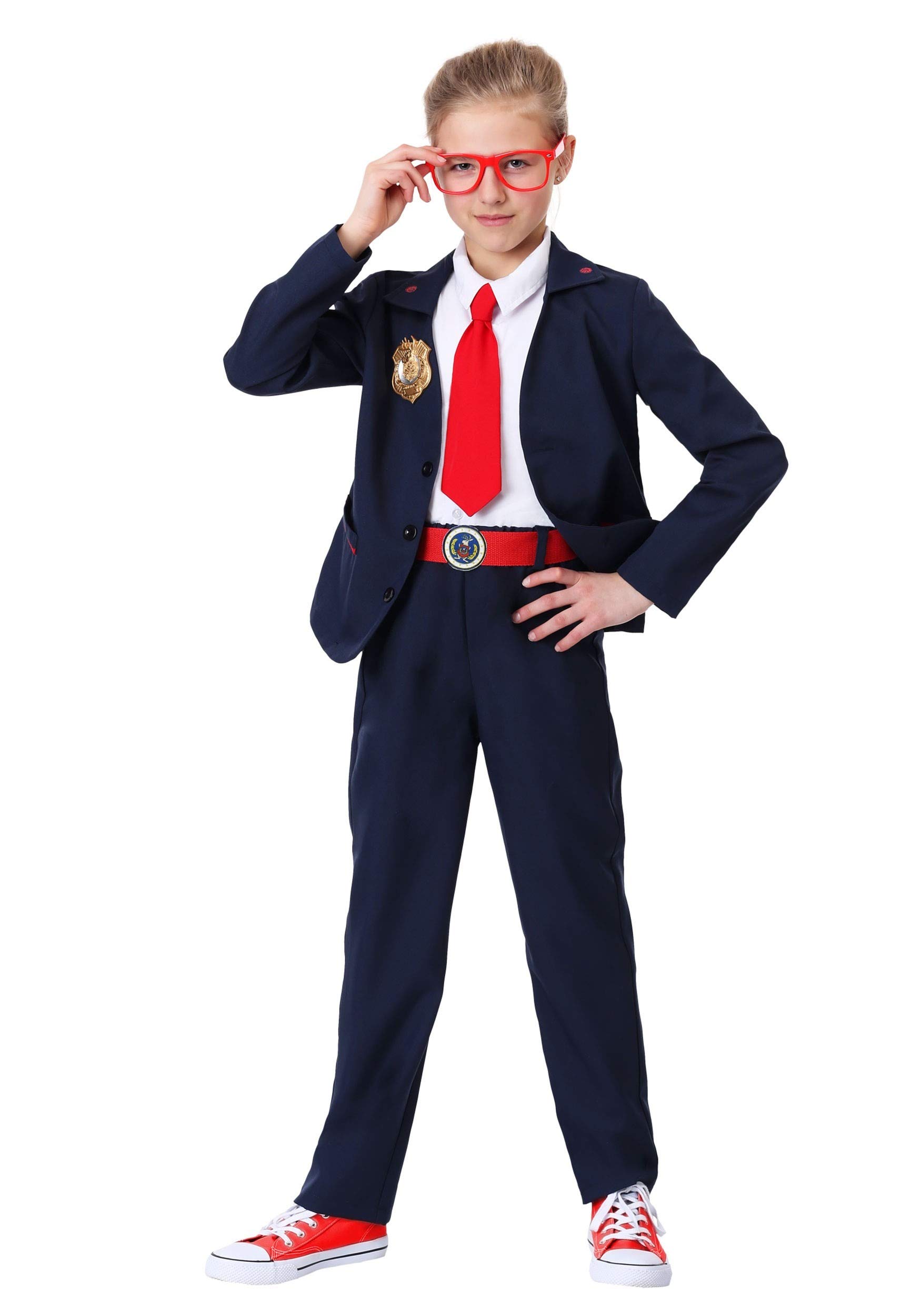 Kid's Odd Squad Agent Costume Odd Squad Jacket Costume for Kids PBS Math Agent Suit