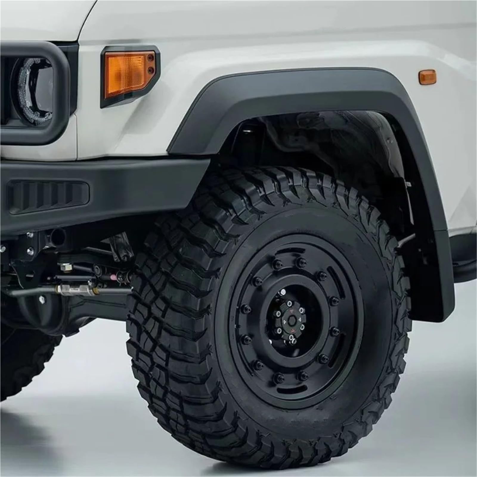 Neumático 1,9 Pulgadas 4 Uds. Goma para AXIAL para SCX10 90046 para Traxxas para TRX4 para Defender D90 D110 para Wraith CC01 para Camel Cup 1/10 Coche RC RC Orugas Maquetas