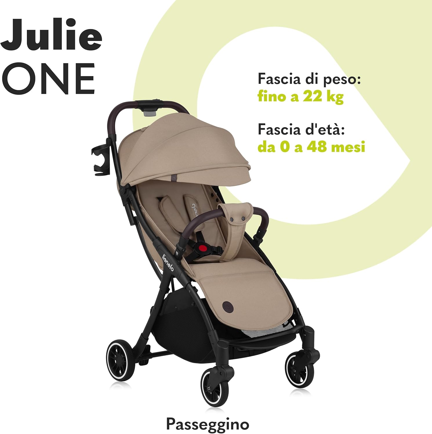 LIONELO Julie One Stroller with weight and age limits