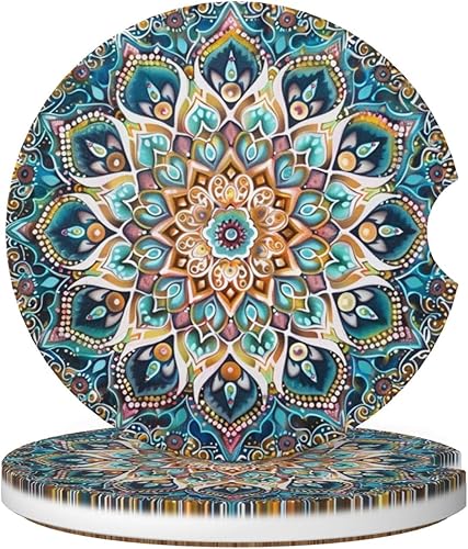 Miniatura 16 de Portavasos para automóvil, 2 unidades, posavasos para automóvil, para verano, para gato, absorbente, para decoración de automóvil, accesorios para