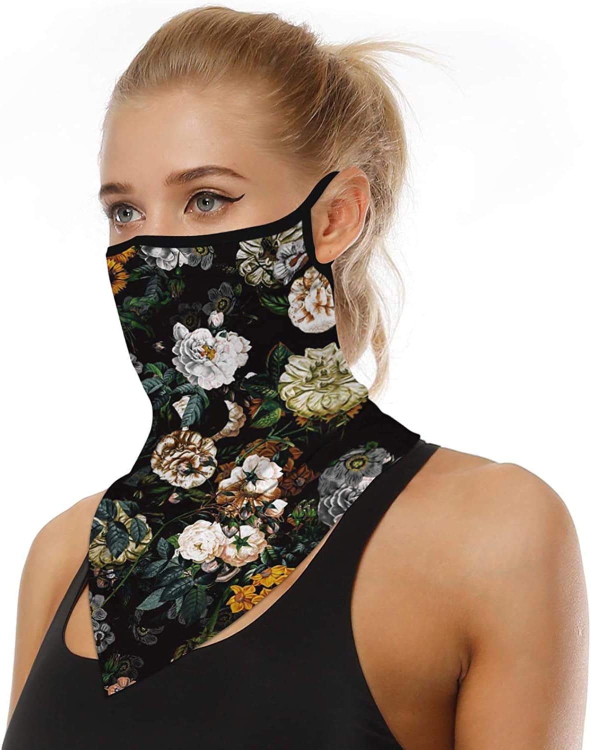 Unisex Bandana Face Mask Scarf Face Rave Balaclava Neck Gaiters Dust Cloth Washable Wind Motorcycle Mask Women Men