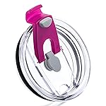 Prurex Replacement Lid for 20 oz Yeti Rambler,Old Style Rtic and More,Straw Friendly,20 oz Tumbler Lids,Cup Cover r (Magenta)