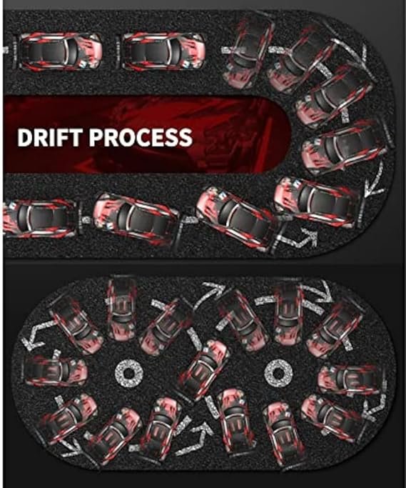 Drift Car Remote Control Drift Car 1/16 RC Car High Speed Four-Wheel Drive Drift Toy Gift Remote Control Racing Car Black