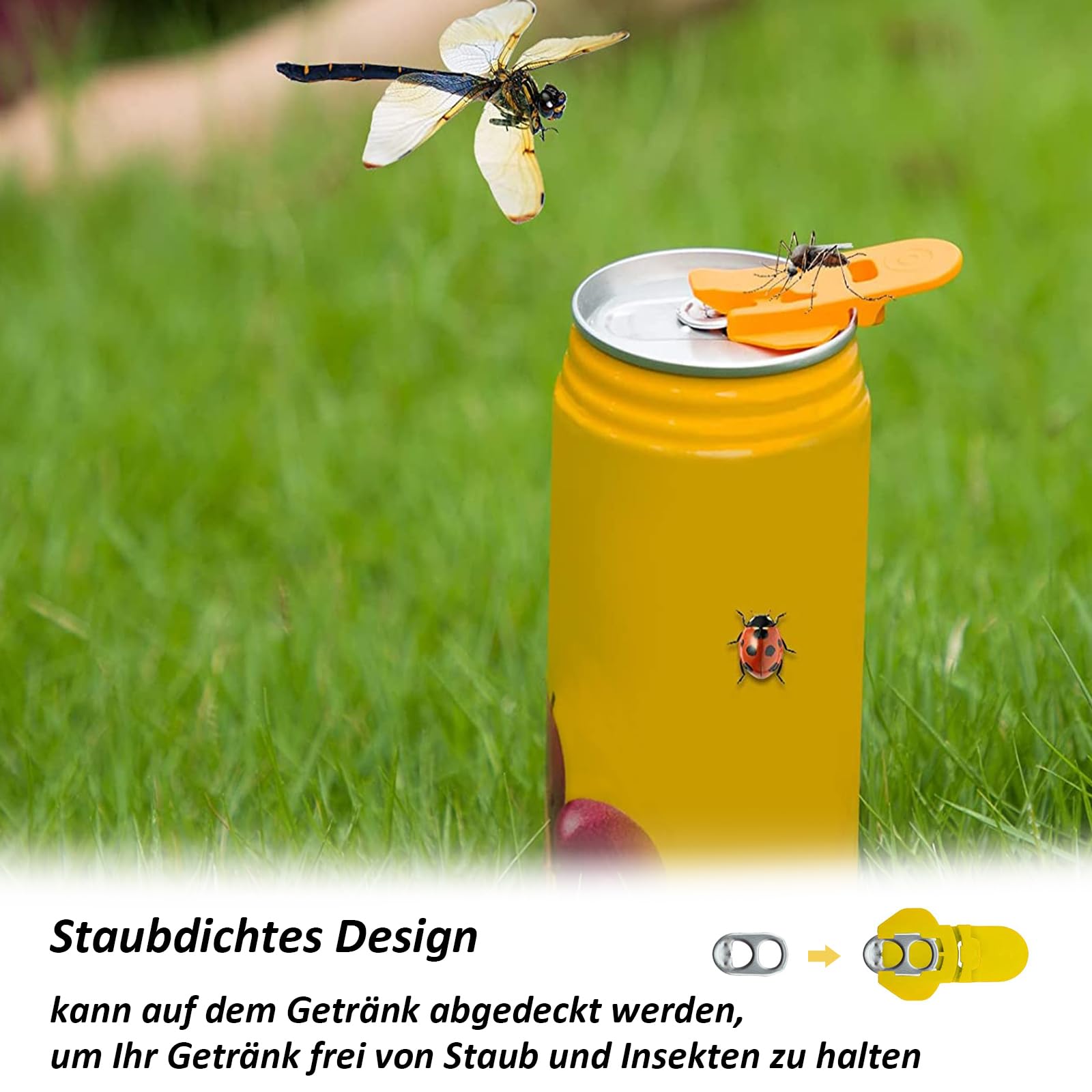 WHYCNJL Dosenverschluss 6 Stück - Manueller Getränkedosenöffner & Verschluss