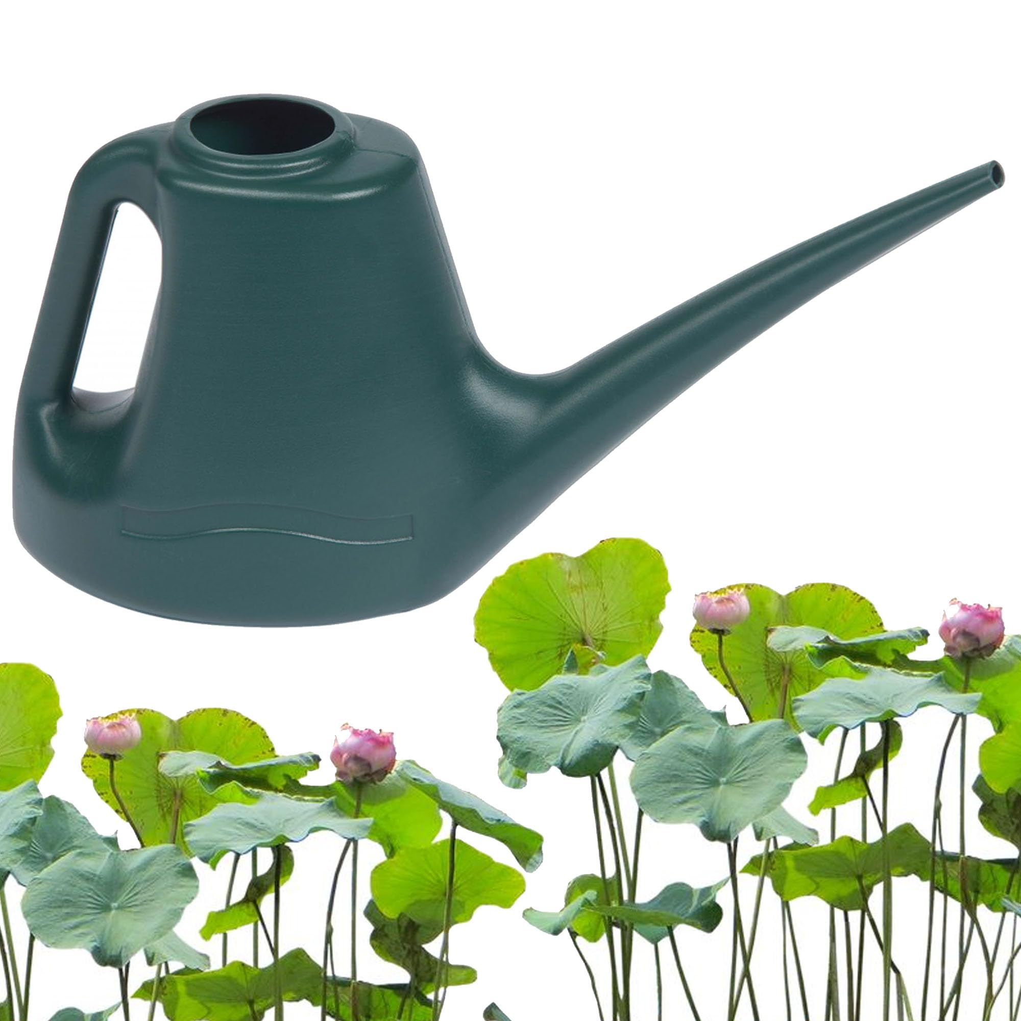 Storm Trading Group Green 1 Litre Watering Can Lightweight Watering Pot Indoor & Outdoors For Watering Garden Plants, Flowers & Hanging Baskets (1)