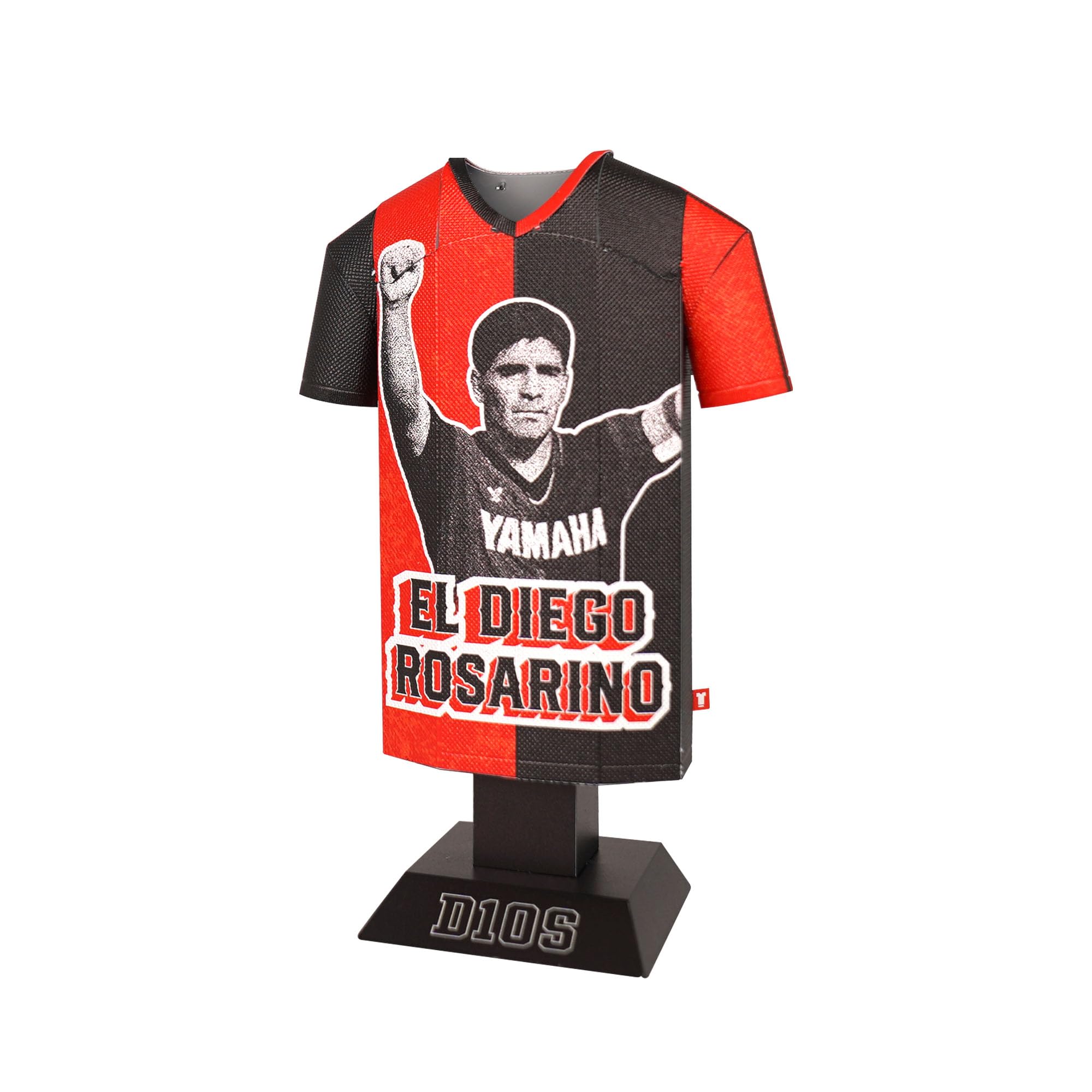 Diego Maradona Retro Metal Football Shirt