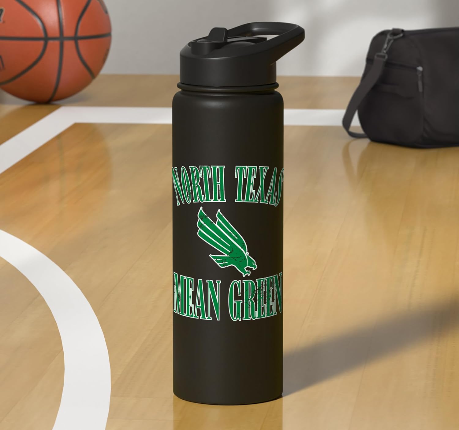 North Texas Mean Green | Official NCAA Merch | NTM1005 Stainless Steel Insulated Water Bottle