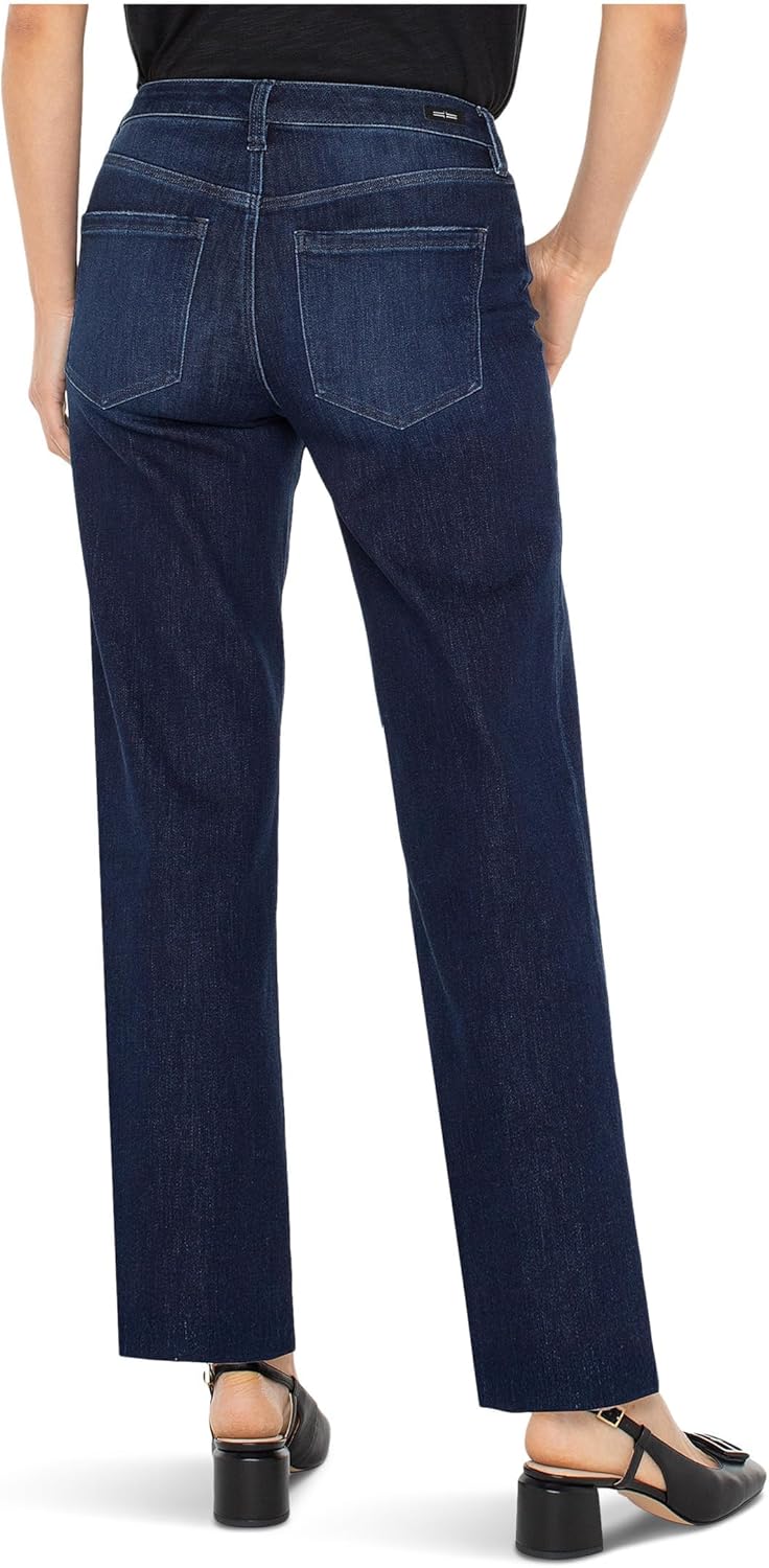 Liverpool Los Angeles Kennedy Mid-Rise Straight Leg Jeans 32'' Inseam - Image 2