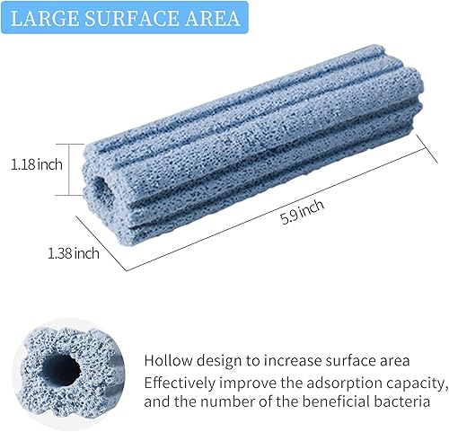 Miniatura 5 de boxtech Medios de filtro de acuario, medios de filtro porosos nano para tanque de sumidero, estanque, tanque de peces (30 piezas)