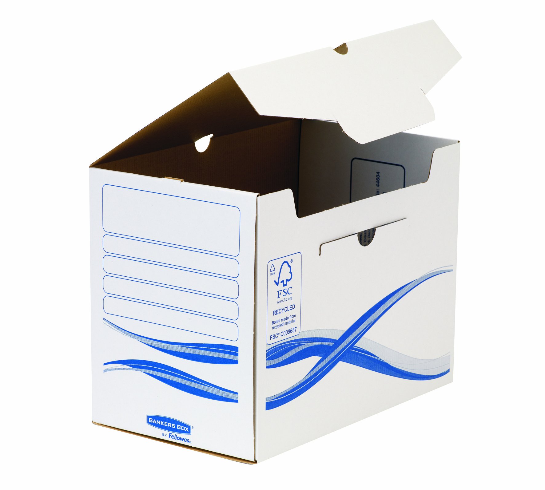 Bankers Box 4460402 Scatola Archivio A4 Basic, Dorso 200 mm, FSC, Confezione da 25 Pezzi