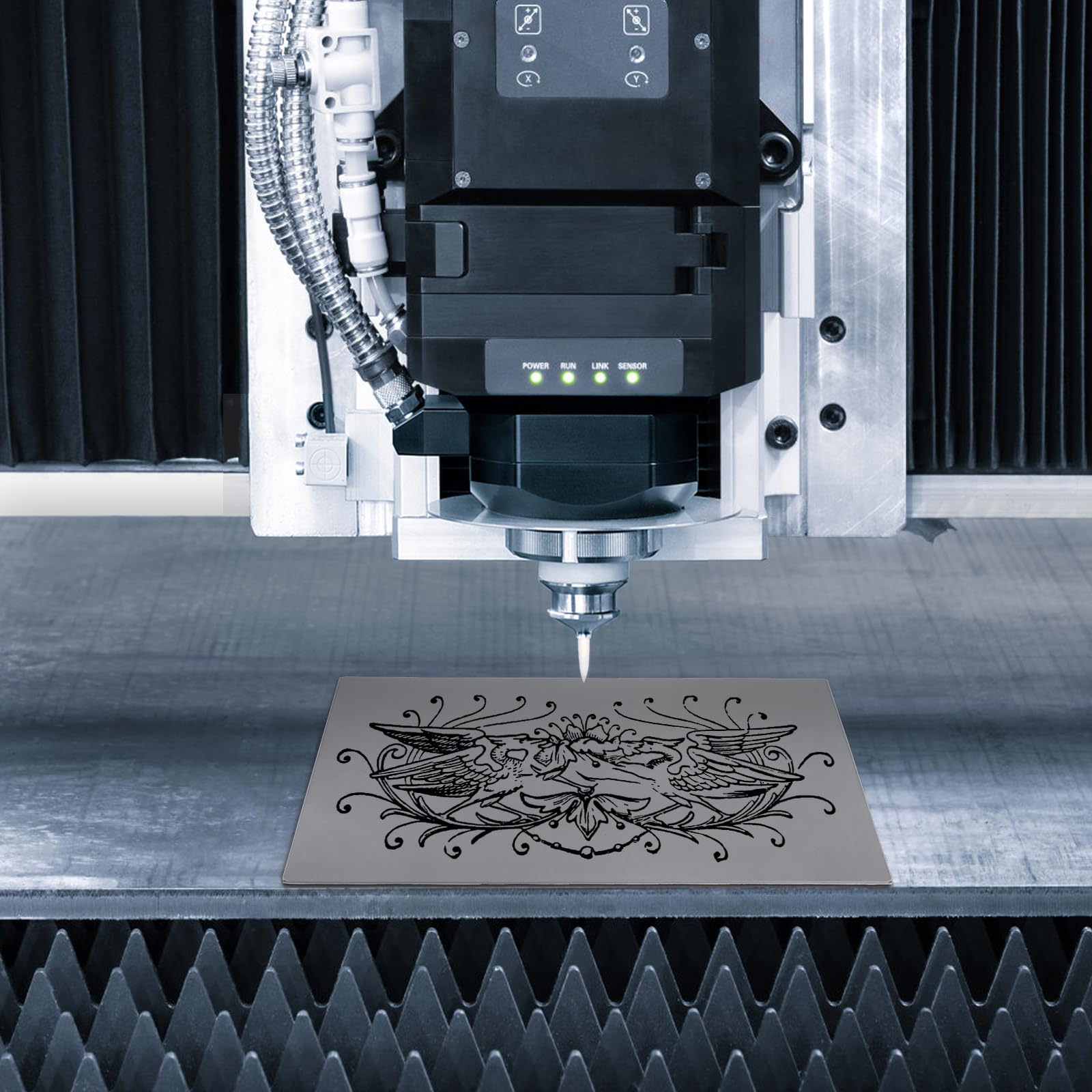 Tlence Gummi-Stempelbögen, 2,3 mm, A4-Größe, weiche Gummimatten, hellgraue Gummi-Pads für Graviermaschinen-Schneider, Laser-Gummi-Schnitzblöcke, Material zur Herstellung individueller Stempel, 4 Stück