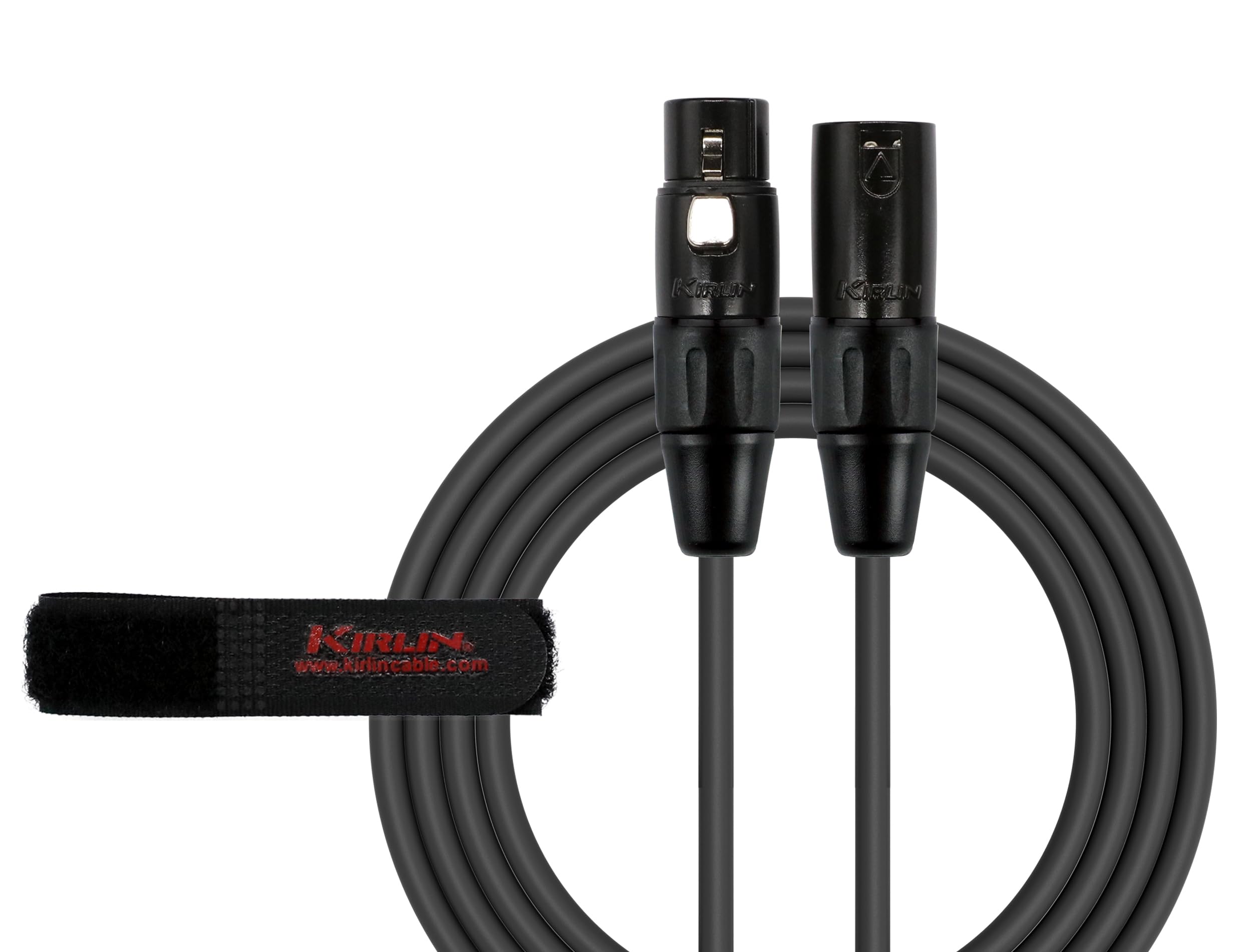 KIRLIN Kabel mikrofonowy MPC, XLR, czarny, 6 m (MPC-270PB-25/BK)