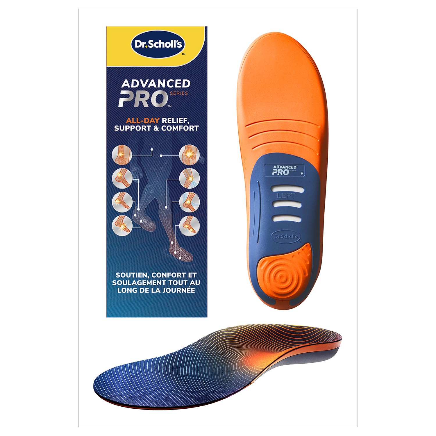 Dr.Scholl 【プレミアムインソール】足腰の痛み&疲労対策 かかと・アーチ…