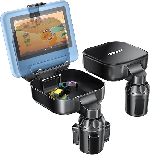 Organizador de portavasos para asiento de automóvil para niños, almacenamiento universal ajustable para asiento trasero de automóvil, bandeja de