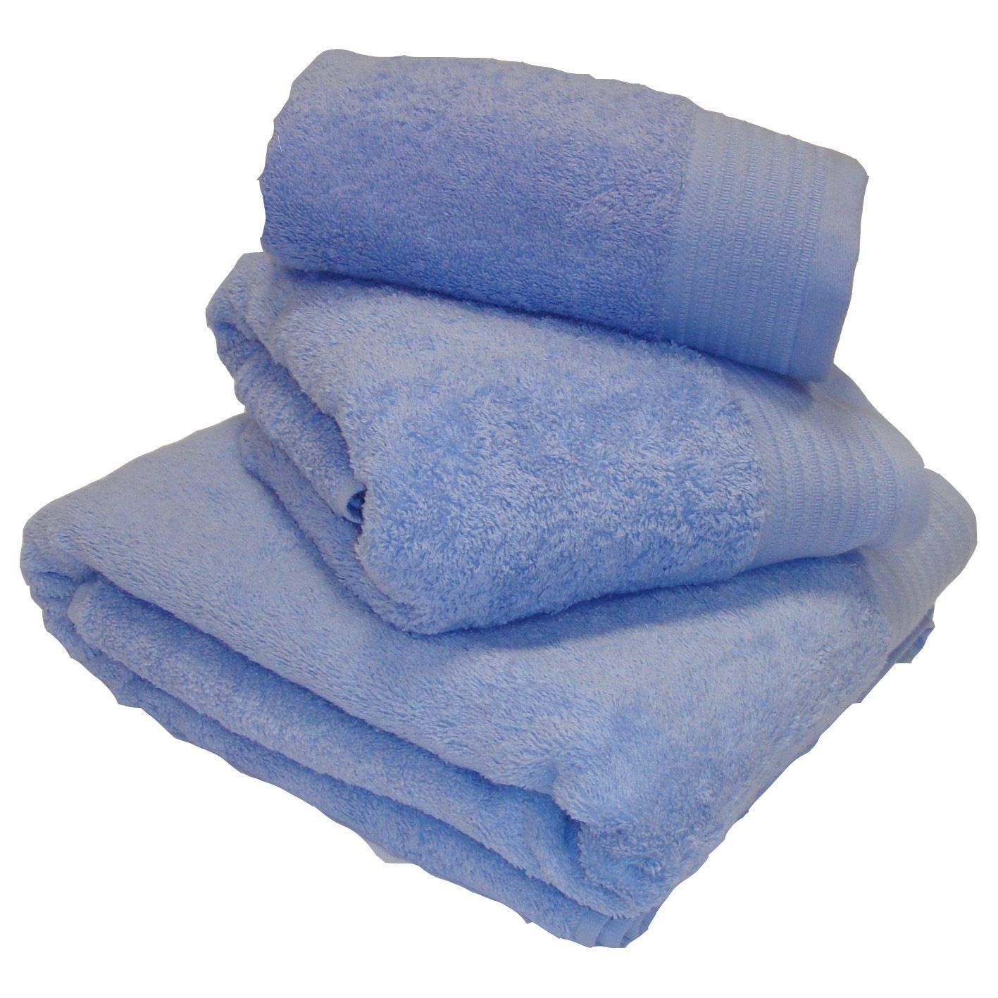 Sue Rossi Ltd Luxury 100% Egyptian Cotton Towels 600 GSM Thick Soft Face Hand Bath Towel Bath Sheet XL Super Sheet And Colours (Blue, Hand Towel)