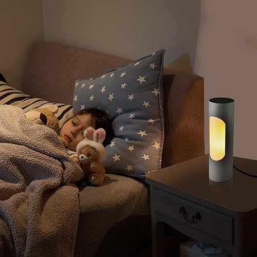 Miniatura 7 de LEDIARY Lámpara kosher, lámpara de lectura para Shabbos, lámparas de mesa plateadas y luz nocturna para sala de estar, dormitorio, bombilla T10