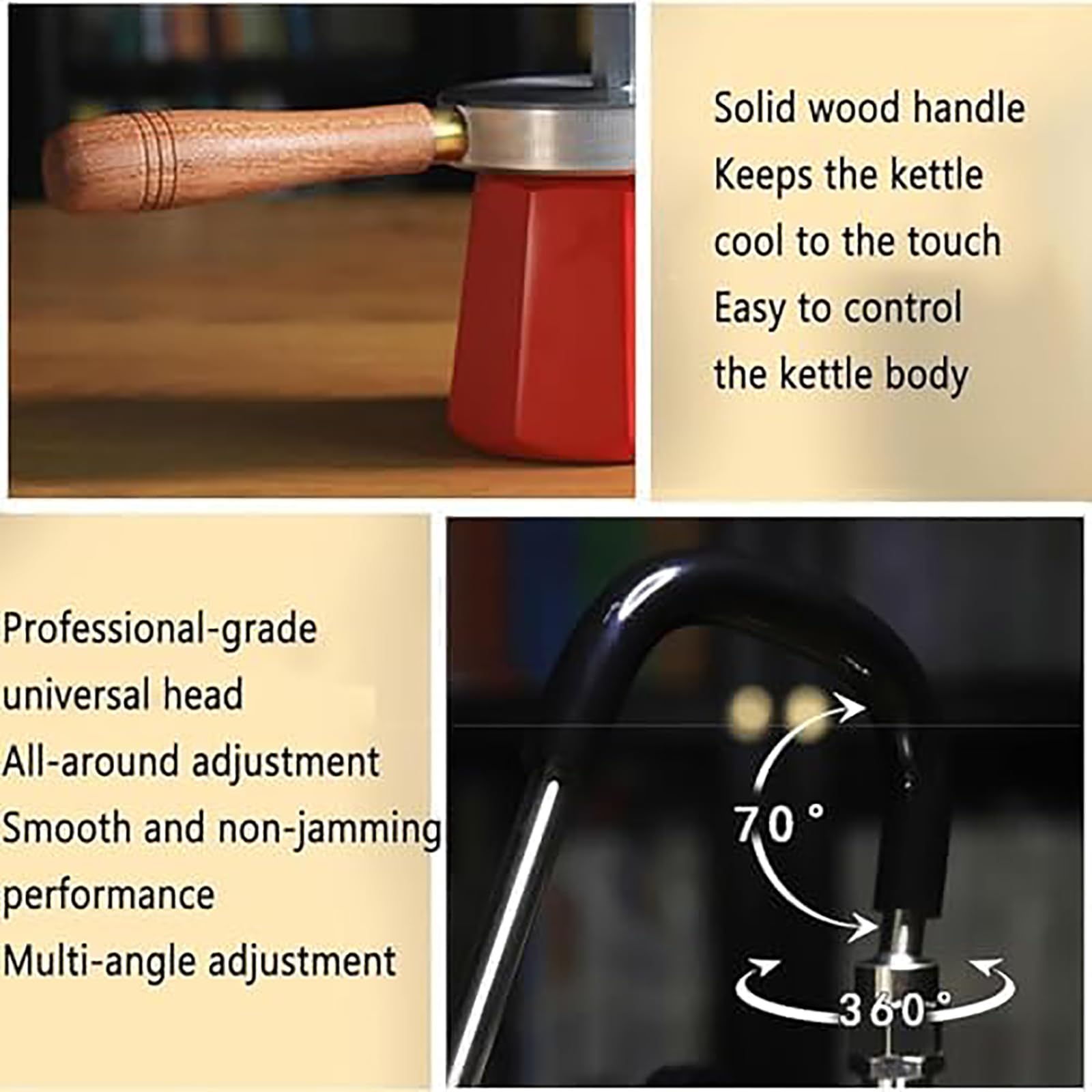 Espumador de leche profesional para estufa con tecnología de vapor de alta presión y boquilla de precisión para café perfecto, latte, capuchino, espresso. Logra espuma de calidad barista en casa