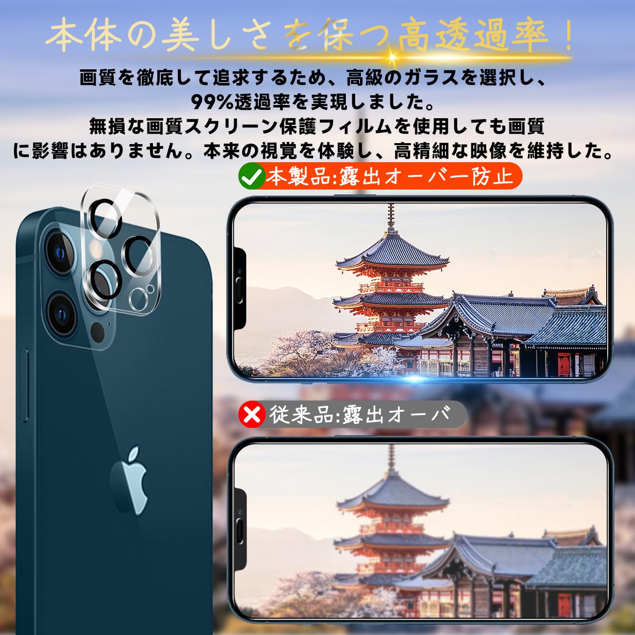 Amazon.co.jp: 対応 iPhone 12 Pro Max ガラスフィルム iPhone 12 Pro