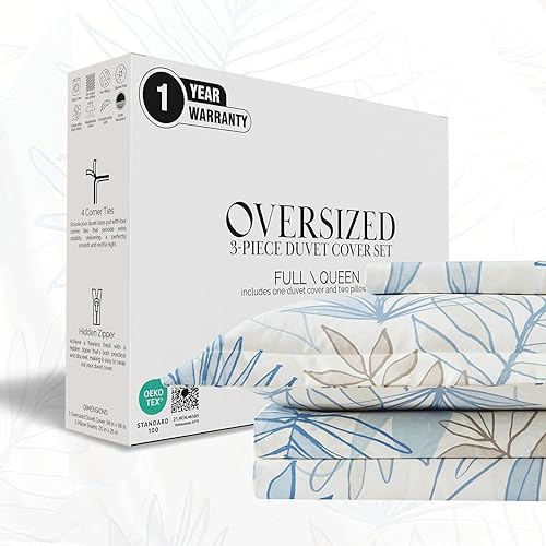 Miniatura 30 de Colección Coastal Stripes - Calidad premium, suave, resistente a las arrugas, la decoloración y las manchas, fácil cuidado, juego de funda de Rayas