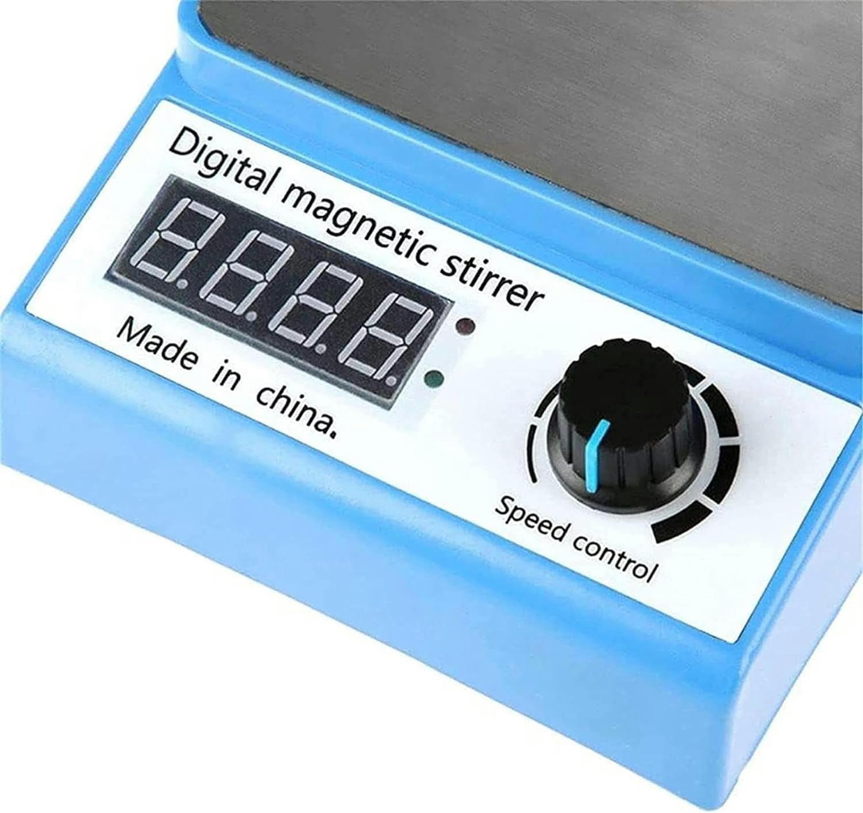 Agitador magnético de 3000 RPM, máquina agitadora de laboratorio digital con capacidad de 3000 ml y barra de agitación para investigación y experimentos en el aula