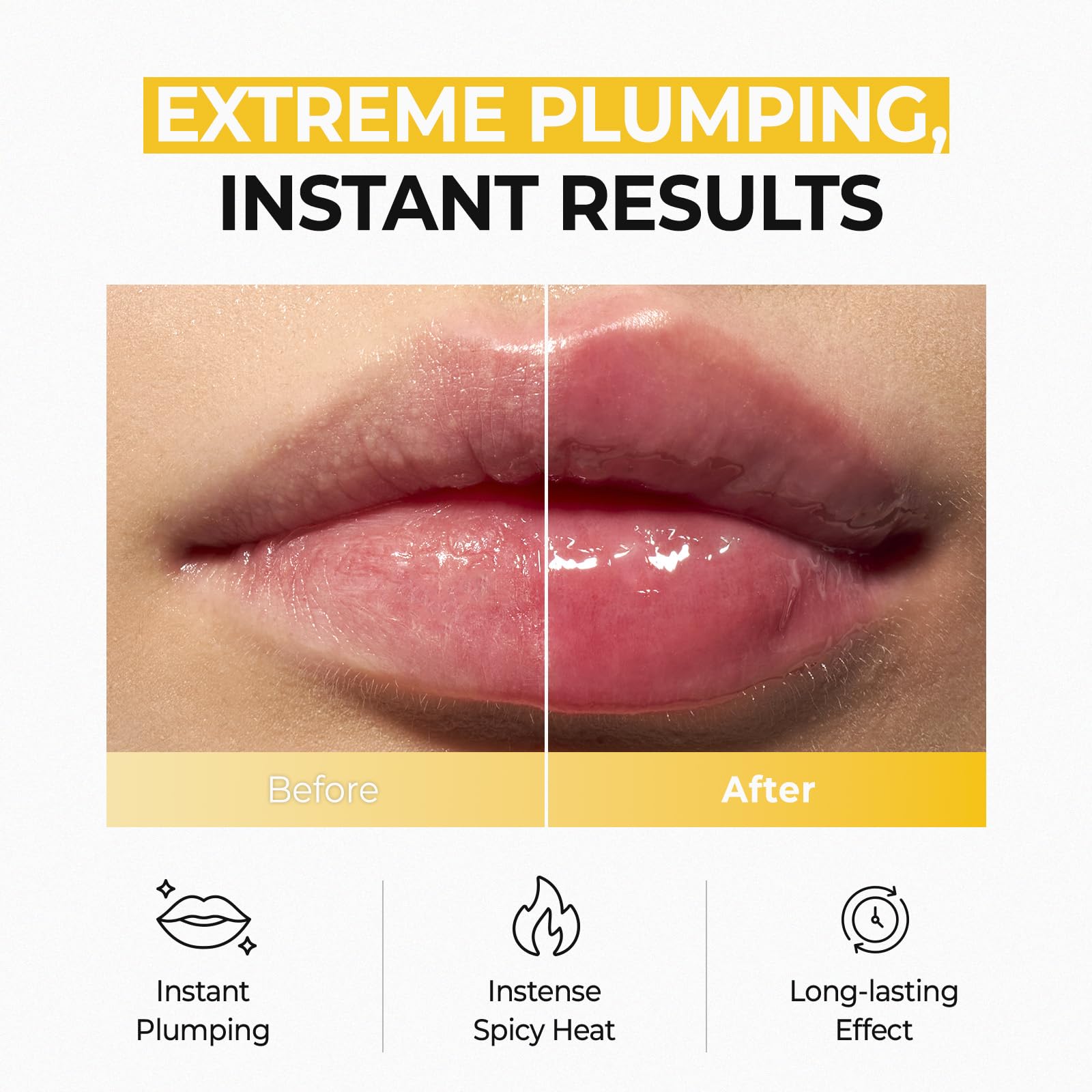 Laka Spicy Lip Plumper - Maximum Strength (#01 Pineapple) -2