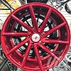20 inch x 8.5 Wheels Rims Red Machined Face With Red Clear Coat Bolt Pattern 5x114.3 Set of 4