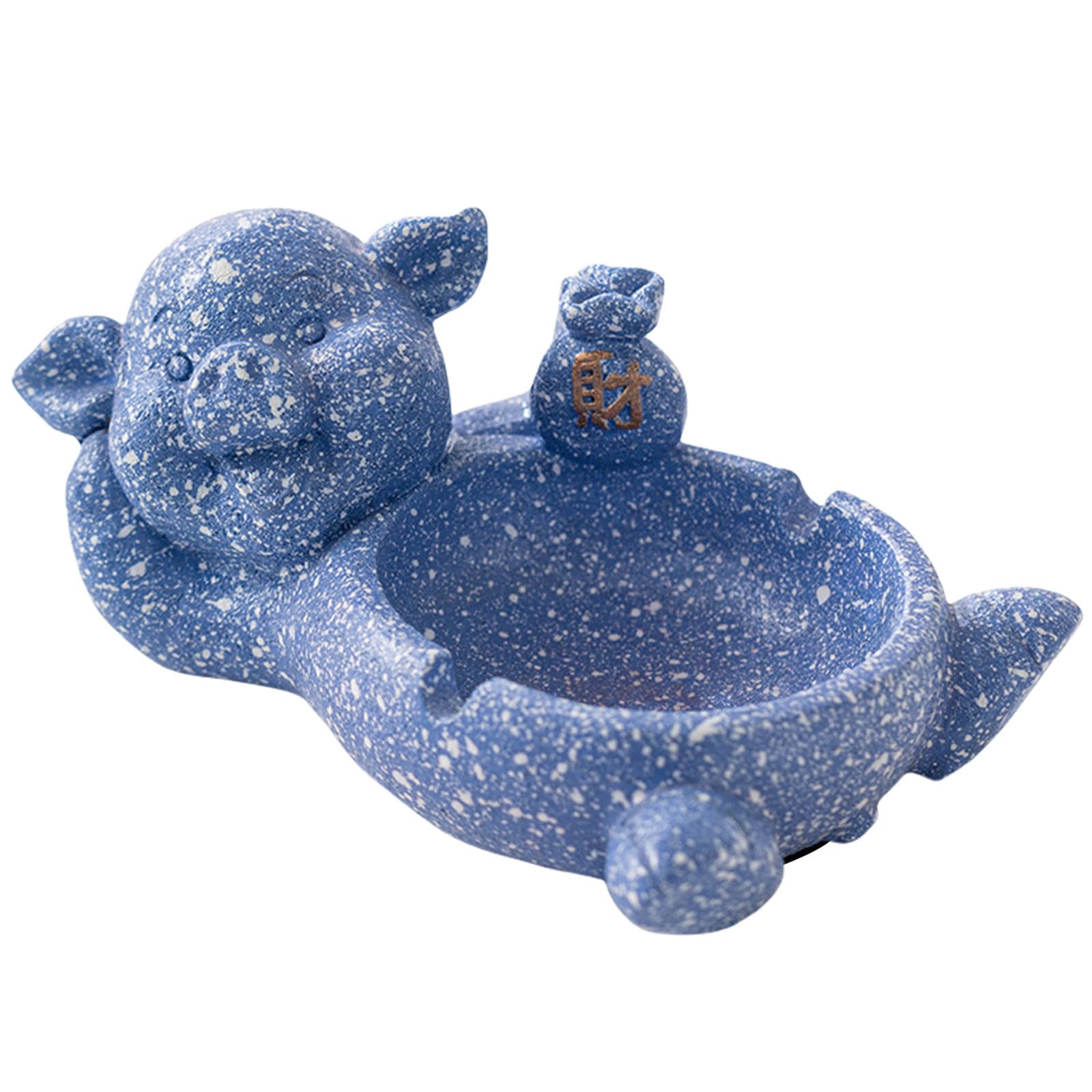 Buxuaaaa Lovely Ashtray Desk Ornament and Gift Cartoon Animal Figurine for Collectors and Smokers Ashes Holder Lovely Ashtray