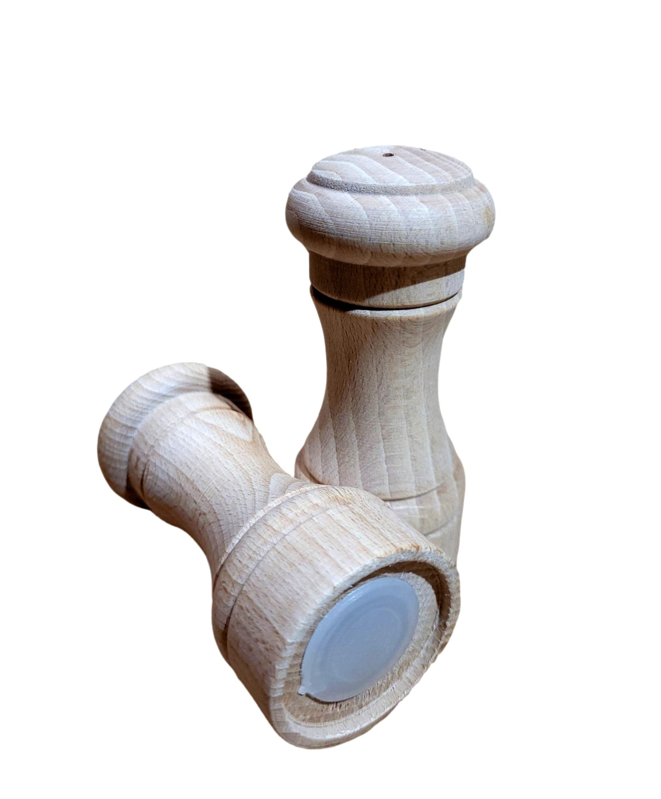 D.O.M. Saliera E/o Pepiera In Legno D'Ulivo - 4x4x4 Cm - Pezzo Unico Naturale