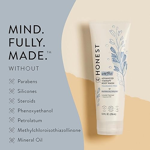 Miniatura 5 de The Honest Company Gel de gel corporal para terapia calmante para eccemas 80 onzas líquidas