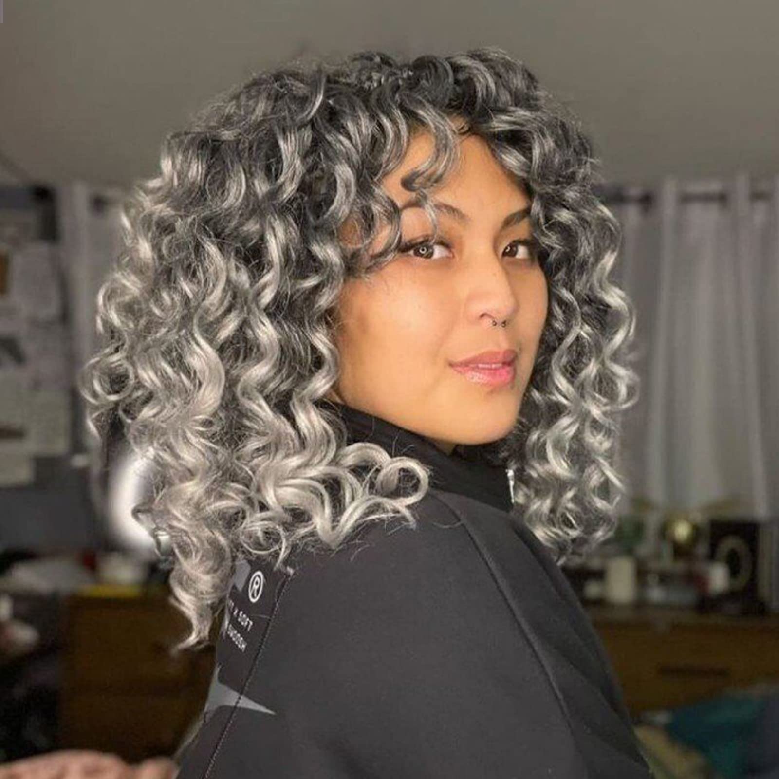 Amazon.com : Toyotress Ocean Wave Crochet Hair - 14 Inch 8 Packs Ombre Gray  Crochet Braids Deep Twist Synthetic Braiding Hair Extensions (14 Inch,  T-Gray-8P) : Beauty & Personal Care