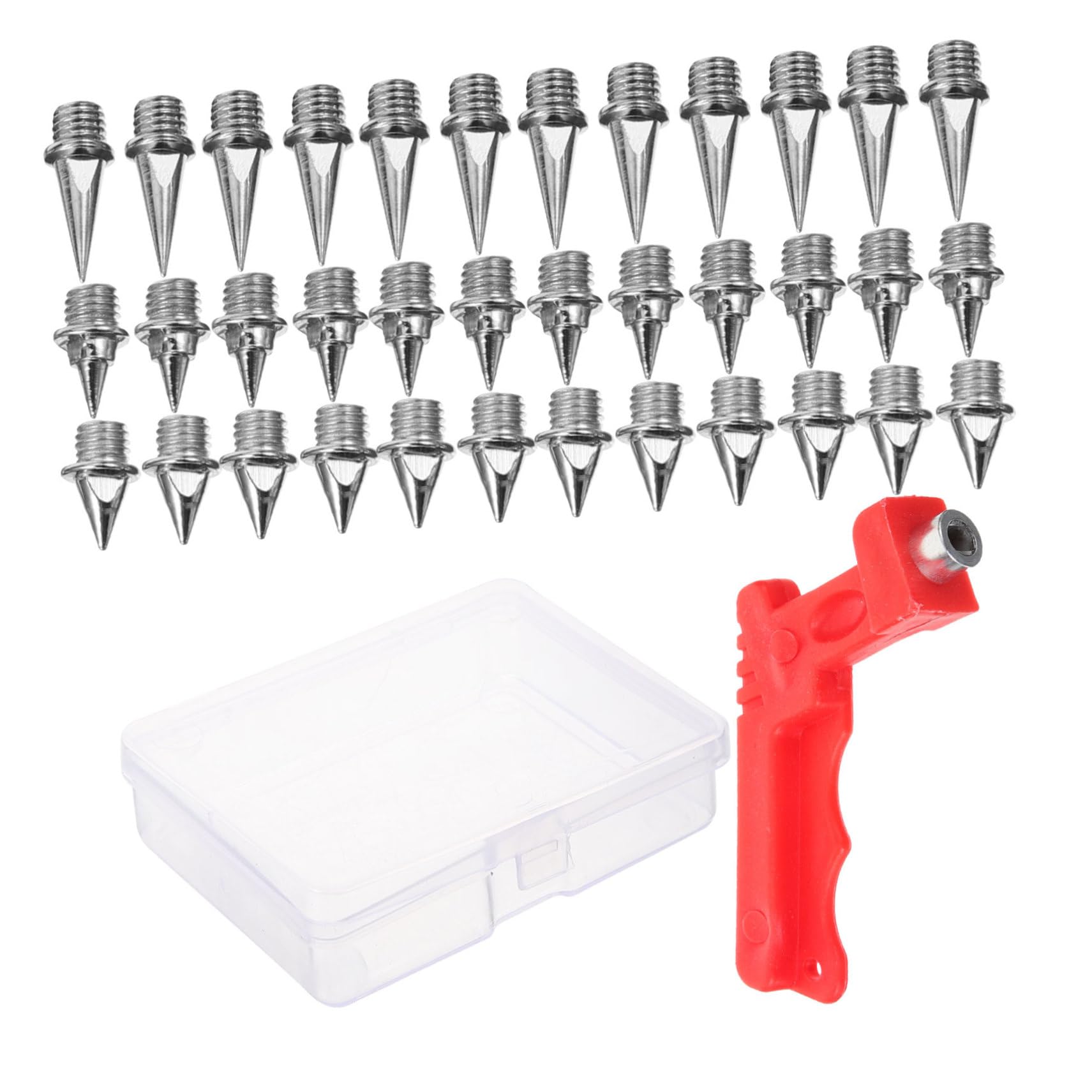 GOOHOCHY Shoes Spikes Jump Spikes Set for Sports Short Running Track Shoes Wrench