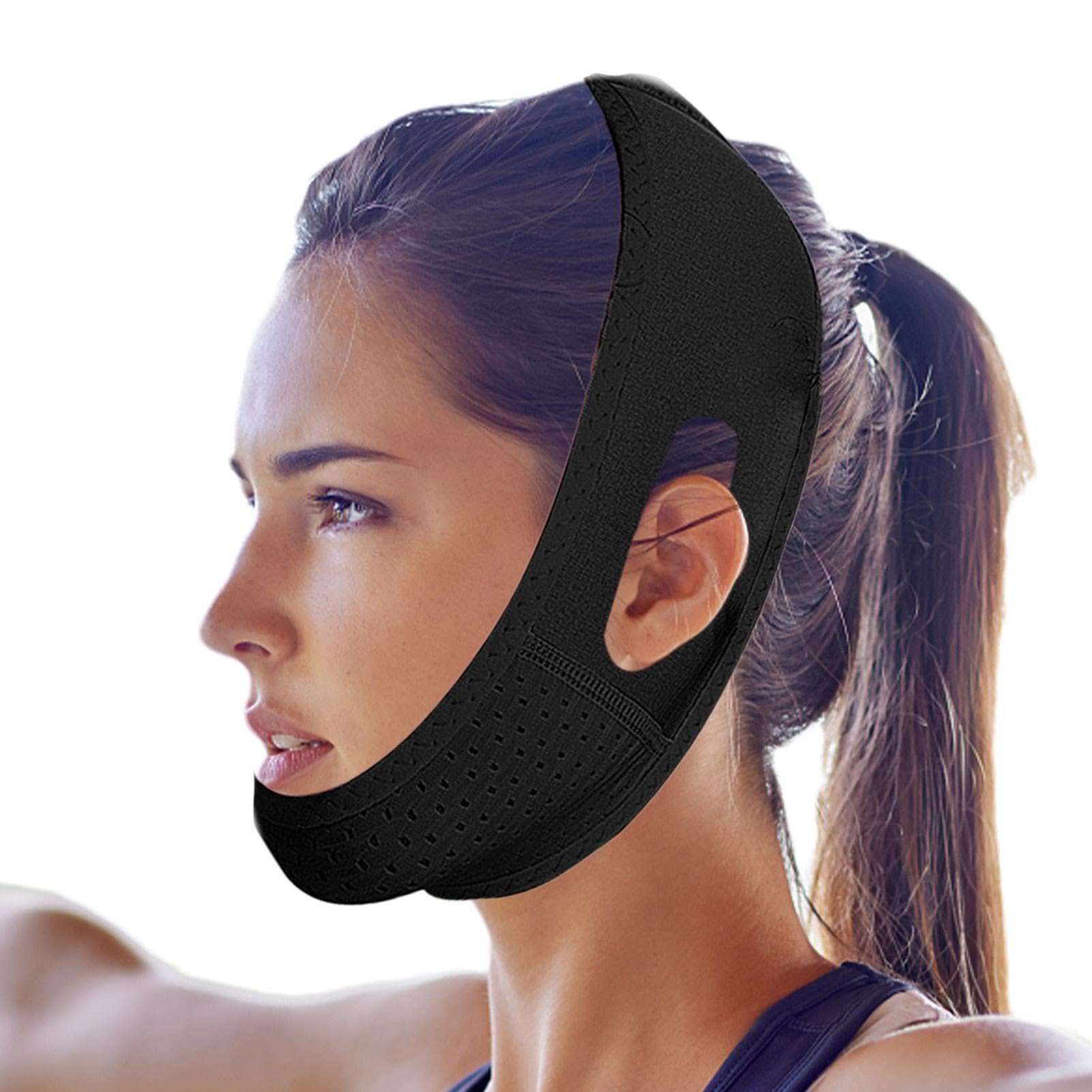 Doppelkinn-Reduzierer,V-förmig Lifting-Maske, Kinnband Für Frauen Und Männer Wiederverwendbarer Anti-Falten-Gesichtsmaske Für Schlaffe Gesichtshaut