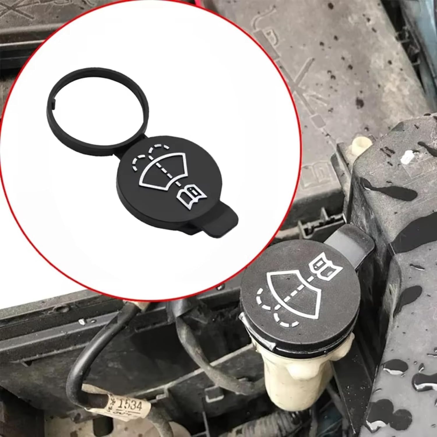 for Vauxhall for Astra J K for Corsa E for Insignia A B Car Windshield Wiper Washer Fluid Reservoir for Tank Bottle Cap 13227300