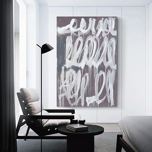 Miniatura 3 de WANSHI Cy Twombly sin título (9) Lienzo grande impresión de pinturas famosas para oficina y hogar, arte decorativo para pared, póster de pintura en