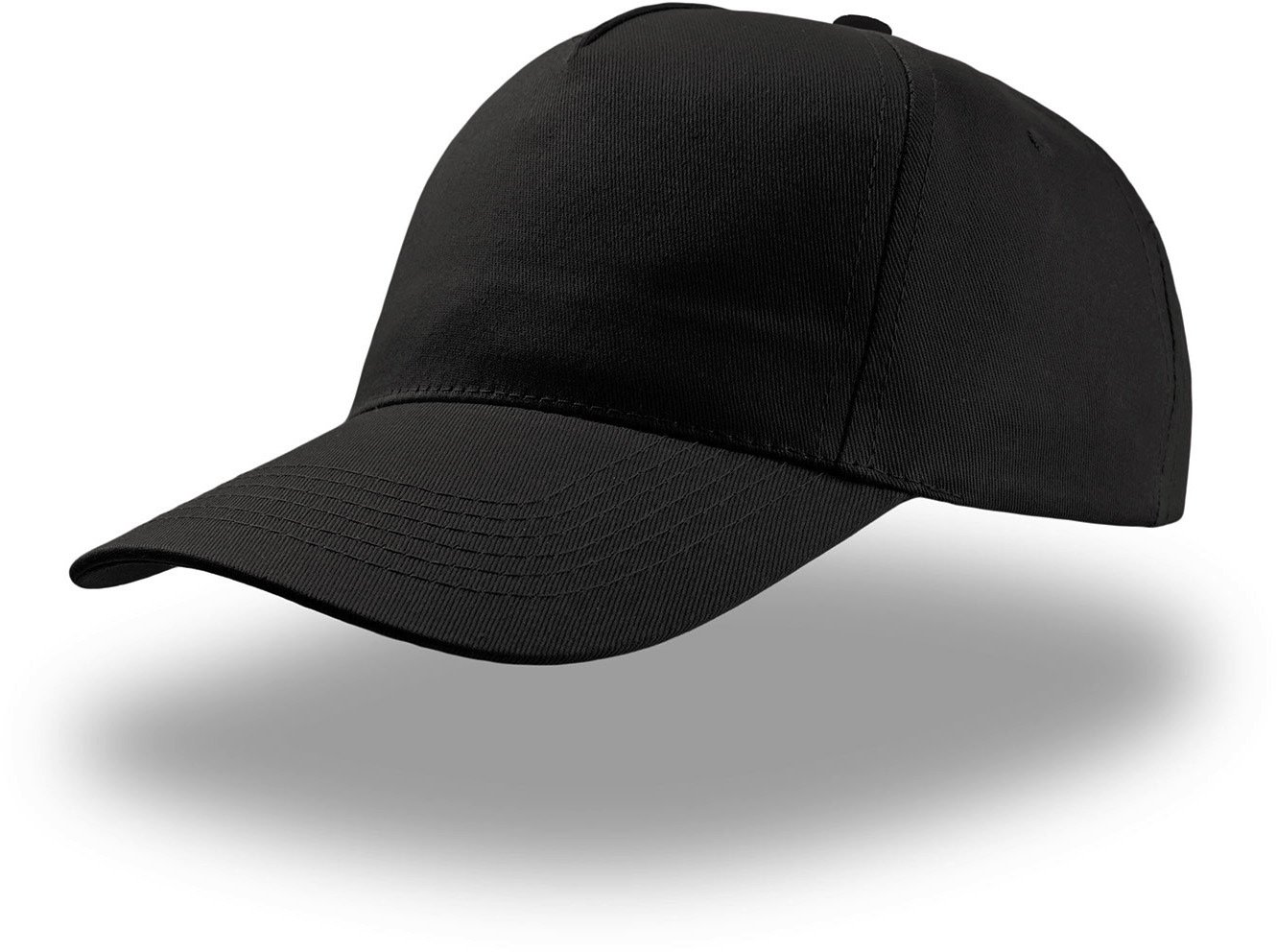 Atlantis Headwear Unisex Noir Baseball Cap Start Five