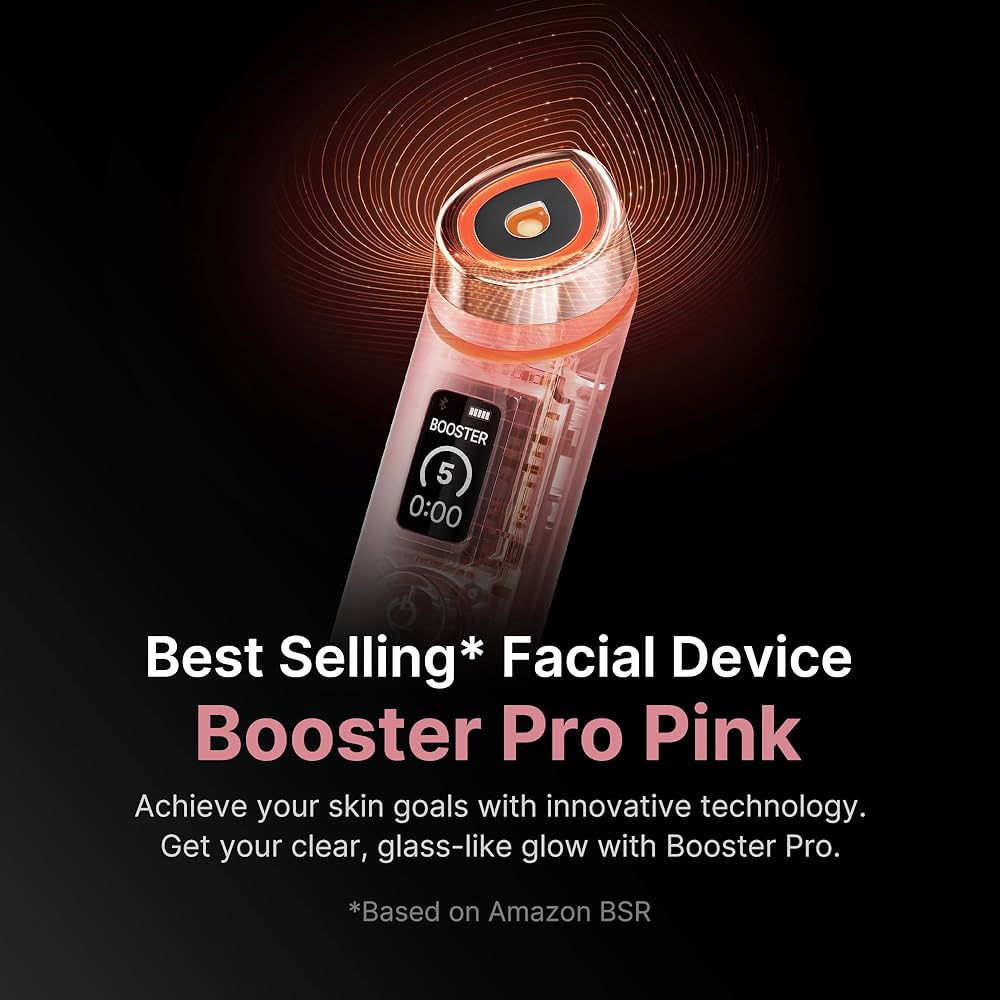 Amazon.com: medicube Age-R Booster Pro Pink | 6-in-1 Real Glass