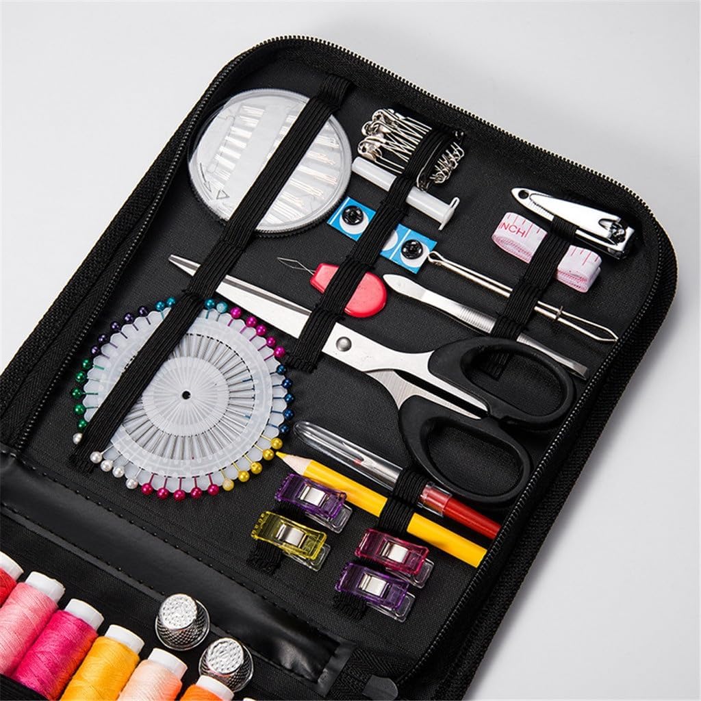 Portable Sewing Kit Set Hand 130 Box Tool Combination Pack