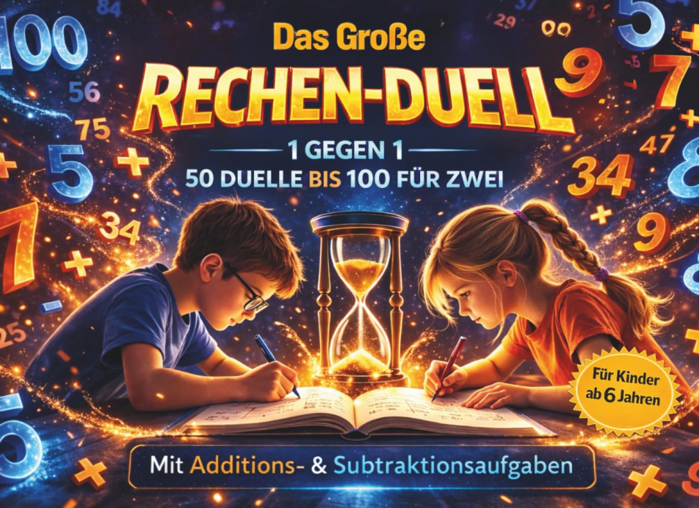 Das Große Rechen-Duell: 1 gegen 1 – 50 spannende Rechen-Duelle bis 100 für zwei - Für Kinder ab 6 Jahren (Die Duellbuch-Reihe – 1 gegen 1. Spannung. Wissen. Fairer Wettkampf.)