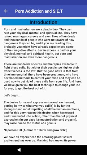 Porn Addiction and S.E.T