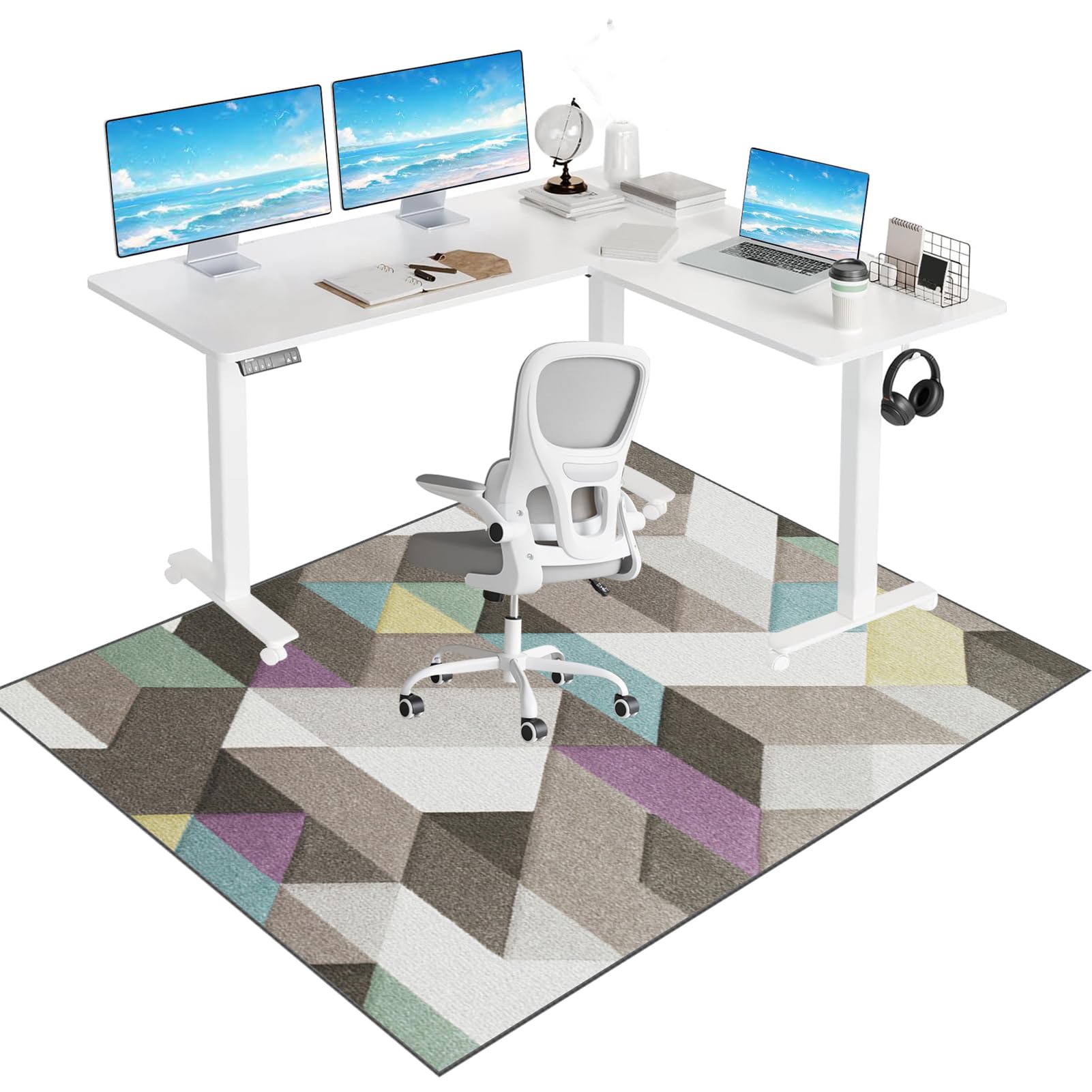 Tapis de chaise pour plancher en bois : l'essentiel bureau pour protéger le parquet
