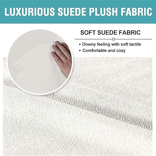 Miniatura 3 de NA - Funda universal de felpa de terciopelo de alta elasticidad, repelente al agua, protector de muebles de gamuza, para niños, mascotas, gatos,