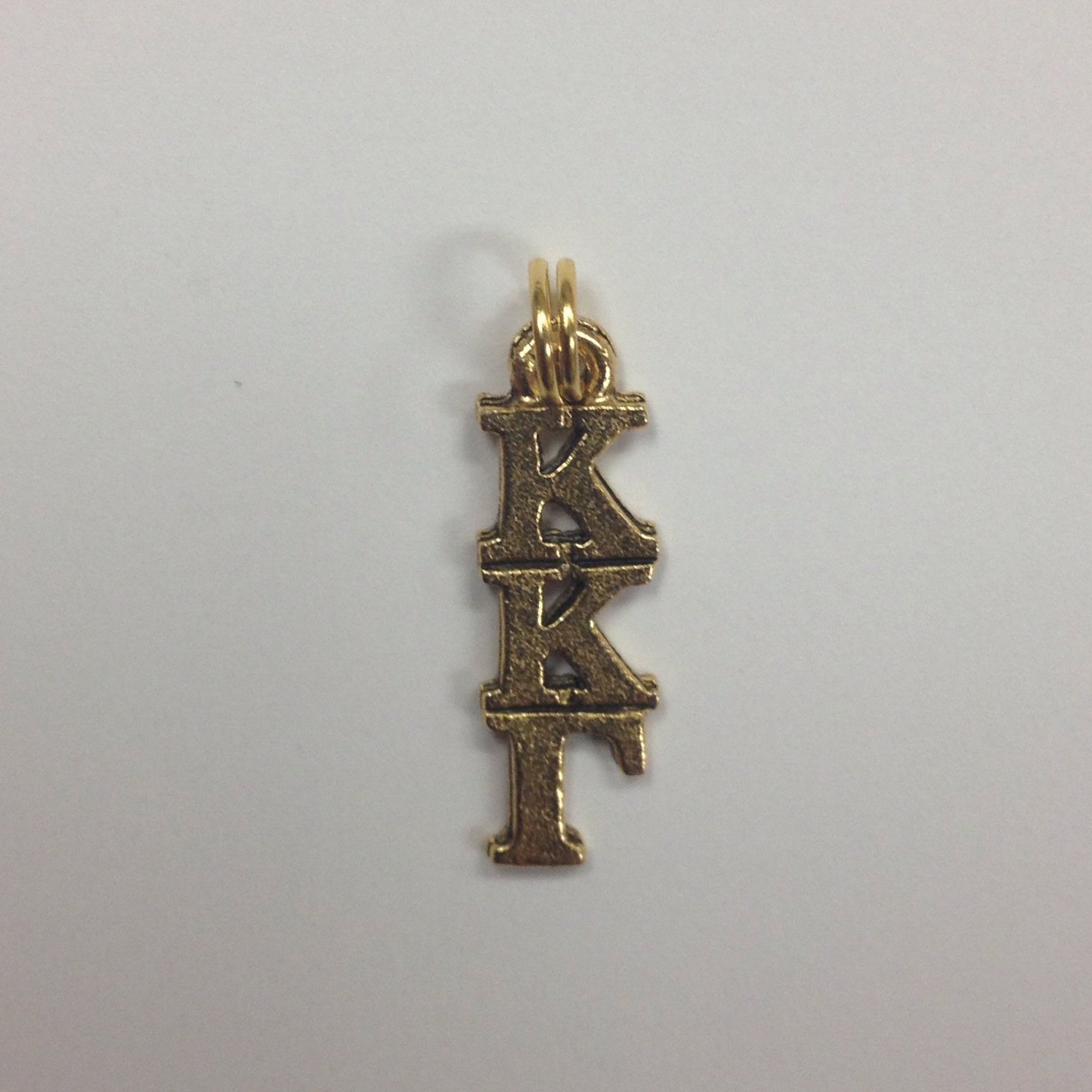Kappa Kappa Gamma KKG Sorority Greek Lavaliere in 24K Gold Plate