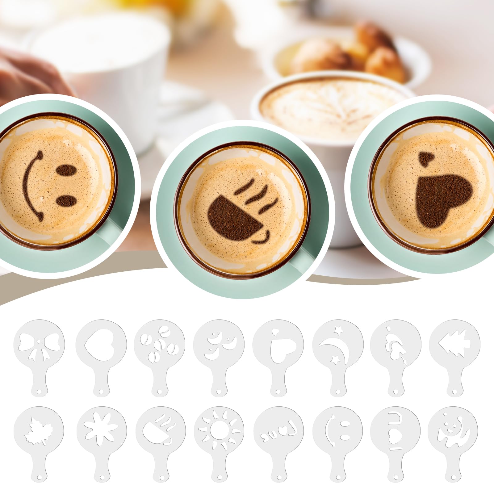 2 szt. Shaker do proszku ze stali nierdzewnej - Shaker z siatki do kakao, kawy, cappuccino - z pokrywką na czekoladę, rozpraszacz do cukru