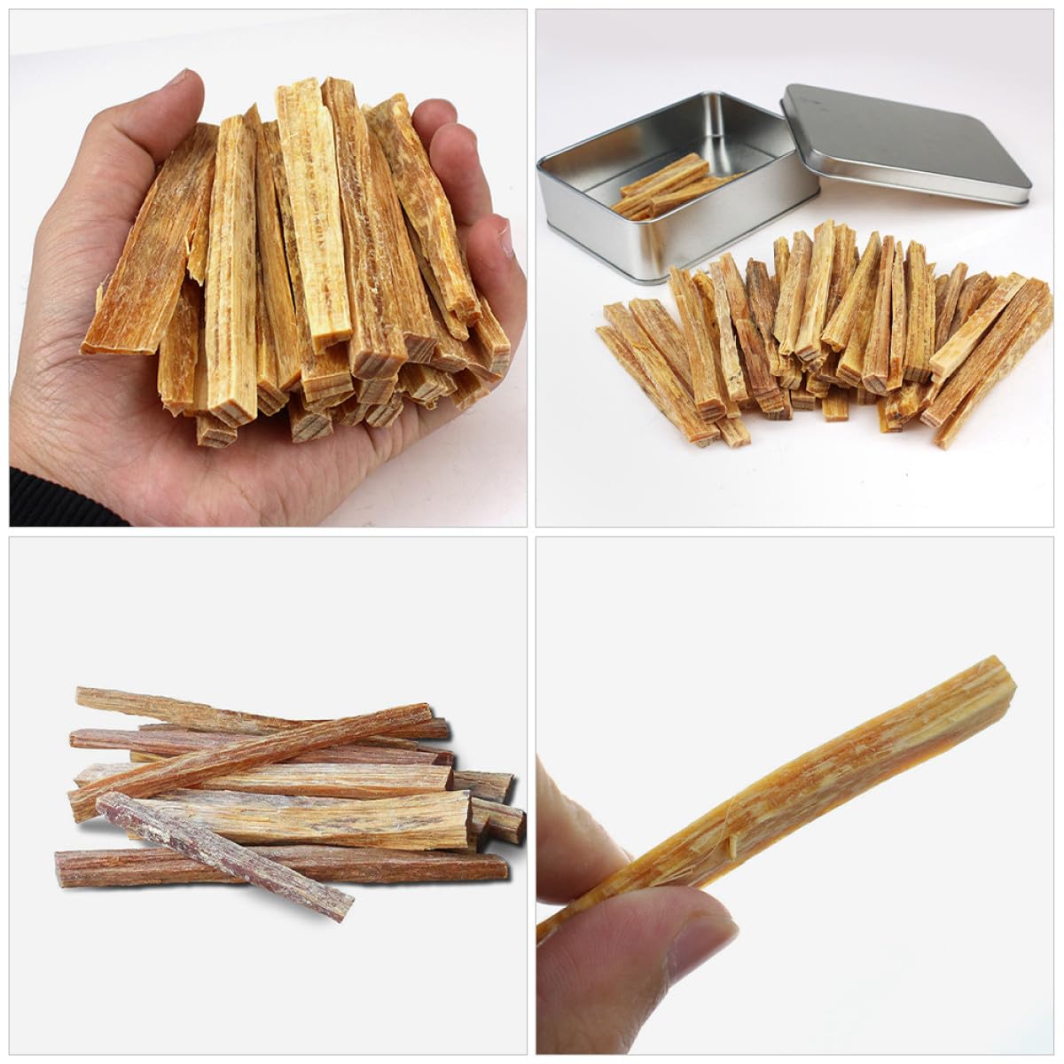 Toddmomy Iniciadores de Fuego de Madera Natural Resistentes y Versátiles Paquete de 2 Cajas para Camping y BBQ para Uso al Aire Libre Instantáneo