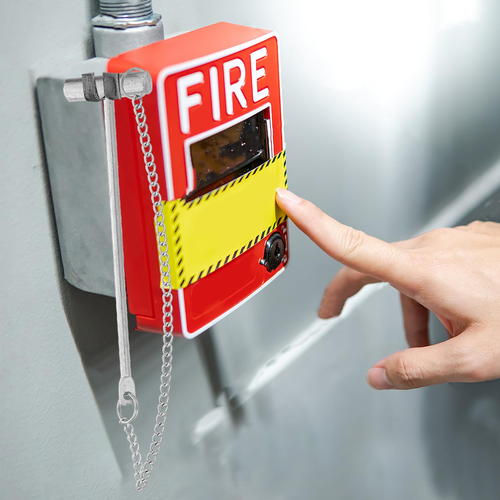 Martello Antincendio in Acciaio Inox per Emergenza, Mini Martello di Sicurezza per Pulsante Allarme e Strumento di Fuga Rapida per Edifici, Fabbriche e Abitazioni