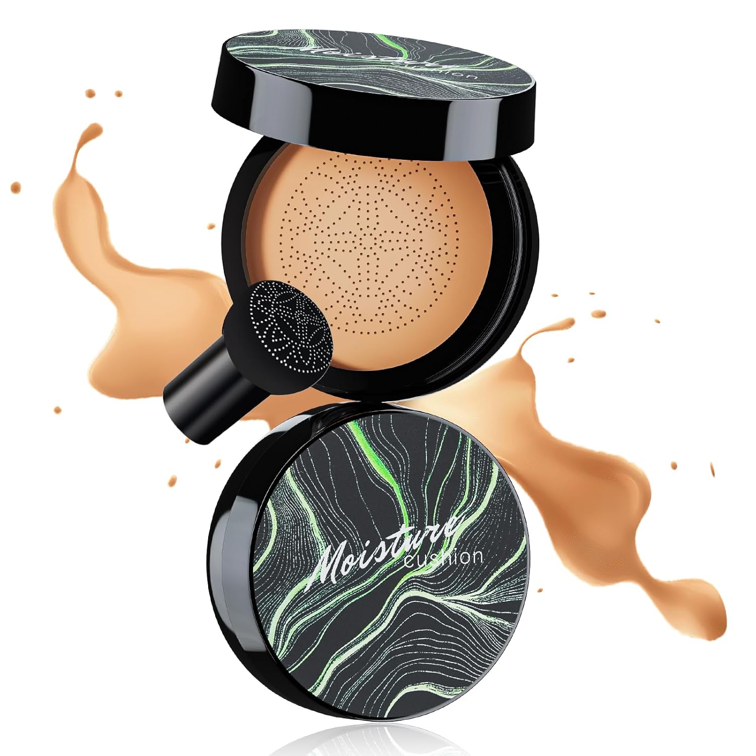 Cushion CC Cream Foundation Full Coverage Moisturizing Waterproof Medium