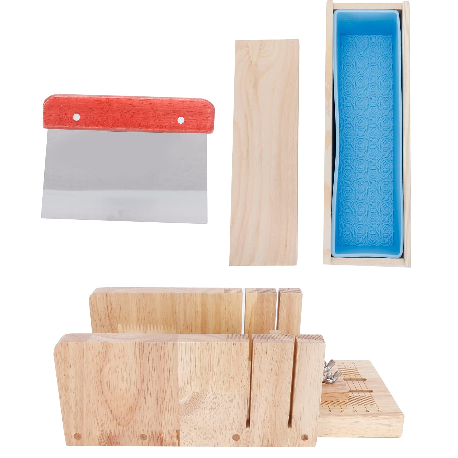 Juego de moldes para jabón de 1000ml, cortador de pan y pastel, molde para pan, suministros de herramientas de corte para fabricación de jabón DIY