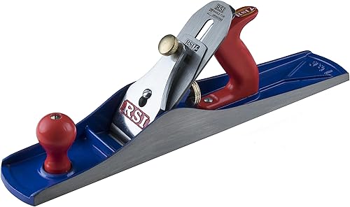 RSI IRON JACK PLANE NO. 07 -TUERCAS DE LATÓN- PLANO DE MANO DE 22 PULGADAS CON HOJA DE 2.4 PULGADAS