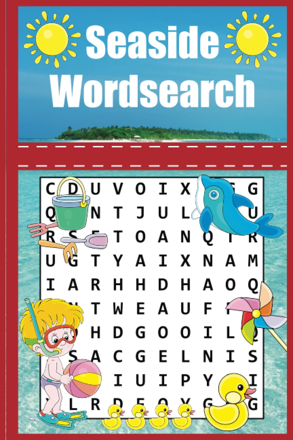 Seaside Wordsearch: Beach Summer Holiday Word Puzzle Book