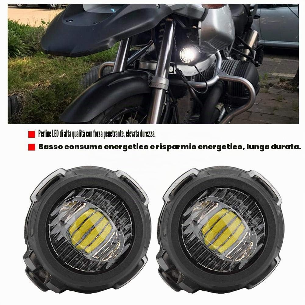 Duokon faretti gs 1200 2010 faretti Fari antinebbia del Motociclo 2Pcs 40W, LED Ausiliaria di Guida per R1200GS avv F800GS F700GS F650gs 12-24V 6000K